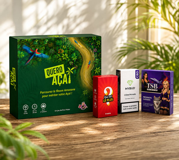 Design de boites en carton et autres